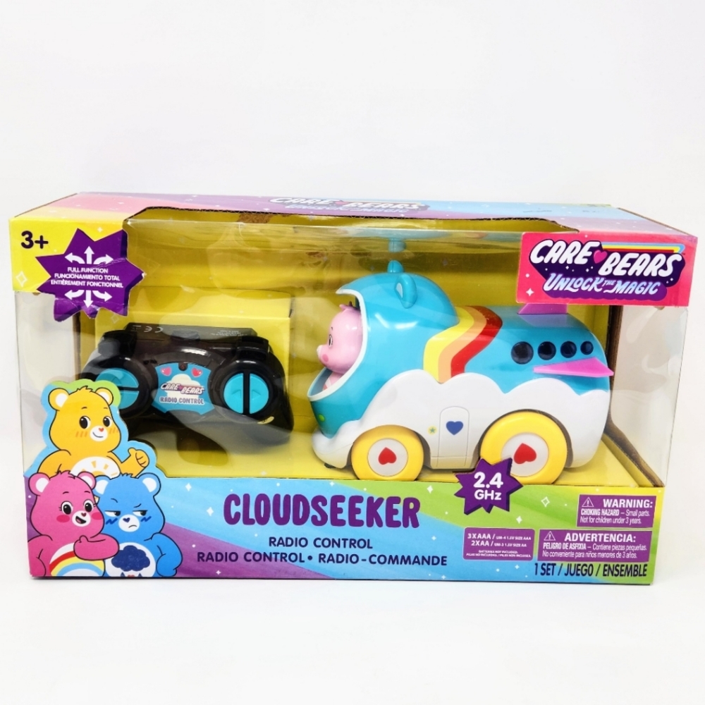 Care Bear RC Cloudseeker Toy Radio Control Vehicle, Cheer Bear